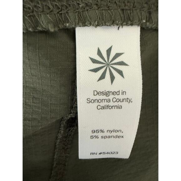Athleta Trekkie Lightweight Stretch Jogger Pants Womens 14 Dark Green Pockets - Picture 5 of 8